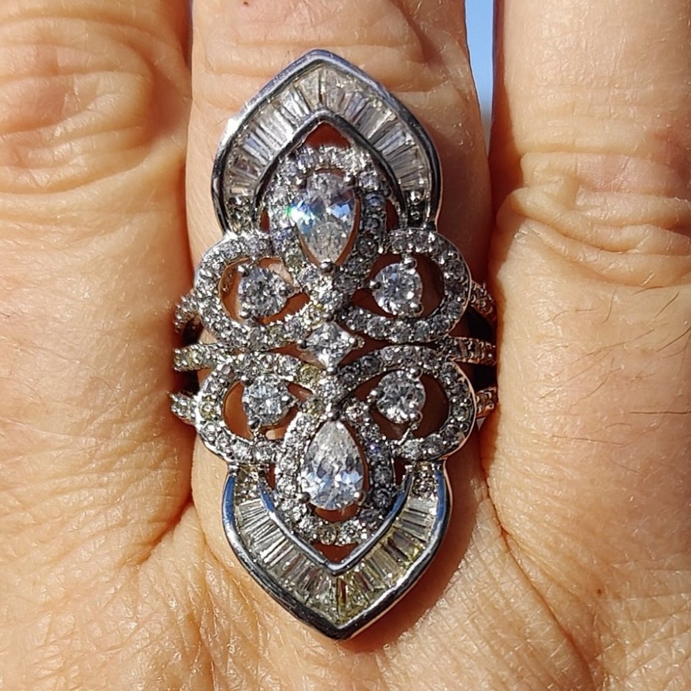 White Sapphire Ring